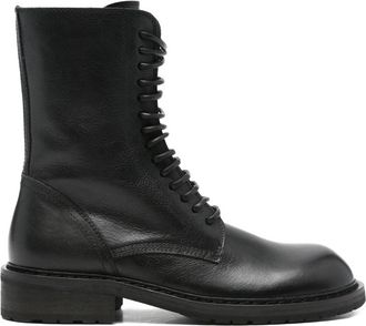 Ann Demeulemeester Lace-up Leather Boots