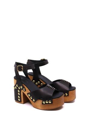 Free People Womens Cecily Clog Sandals In Black