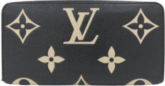 Louis Vuitton Pre-owned Monogram Empreinte Long Wallet - Dames - Vintage Accessoires - Zwart - ONE Size - Vintage