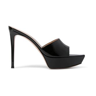 Gianvito Rossi Nuit Heeled Mules - Dames - Muiltjes - Zwart - 39 EU - Schoenen