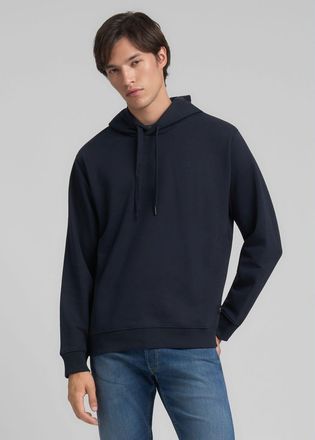 Replay Kapuzensweatshirt REPLAY, Herren, Gr. XXL, blau (night blau), Sweatware, Obermaterial: 80% Baumwolle, 20% Polyester, unifarben, regular fit normal, Ru