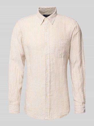 Polo Ralph Lauren Regular Fit Freizeithemd aus reinem Leinen in Beige, Größe XXL