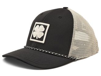 Black Clover Granite 2 Adjustable Hat Baseball Caps Black/Silver Mesh, Polyester/Spandex