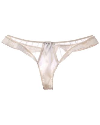 Kiki De Montparnasse Kiki De Montparnasse Silk-Blend Muse Thong