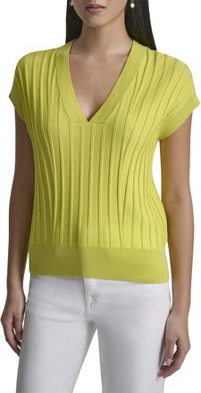 DKNY Dkny Rib V-Neck Sweater