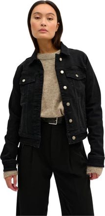 MY ESSENTIAL WARDROBE Denim Jas - Dames - Spijkerjassen - Zwart - S - Denim - Jassen
