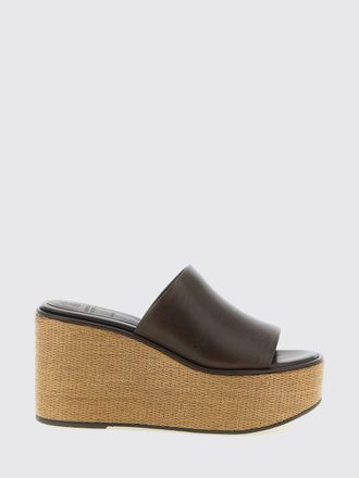 Brunello Cucinelli Sandalo con zeppa Brunello Cucinelli in pelle