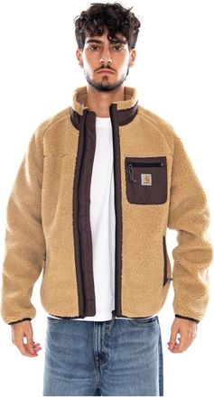 Carhartt Work in Progress Prentis Liner Jacket - Heren - Fleece jassen - Beige - M - Polyester - Fitness