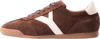 Sneaky Steve Milwaukee Slim Suede - Dames - Sneakers - Bruin - 39 EU - Leer - Schoenen