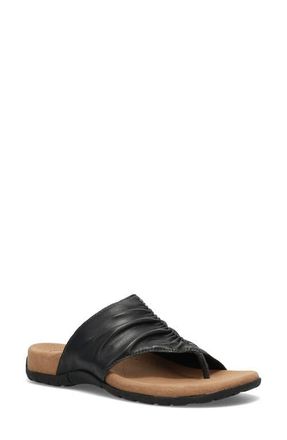 Taos Gift 2 Sandal in Black Leather at Nordstrom, Size 10