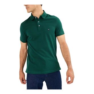 Tommy Hilfiger Polo Shirts, male, Green, Size: XL 1985 Polo Shirt