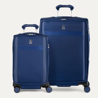 Travelpro Versapack + Softside Carry On & Medium Spinner Luggage Set in Estate Blue at Nordstrom