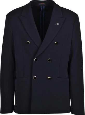 Officina36 Dubbelrijige Blazer - Heren - Blazers - Blauw - XL - Jassen
