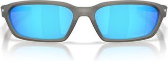 Oakley Terraforma 58mm Rectangle Sunglasses in Matte Grey Smoke/sapphire at Nordstrom