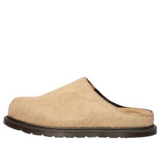 Dr. Martens San Hairy Suede Mules Savannah Tan 42451200