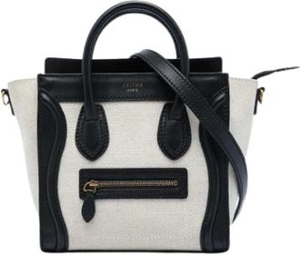 Celine Pre-owned Luggage Tote - Dames - Vintage Handtas - Wit - ONE Size - Leer - Vintage