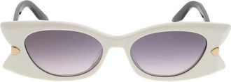Dior Stijlvolle zonnebril met uniek ontwerp - unisex - Zonnebrillen - Wit - 52 MM - Accessoires