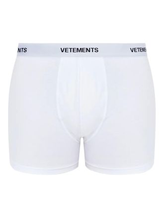 VETEMENTS Slip met logoband - Wit