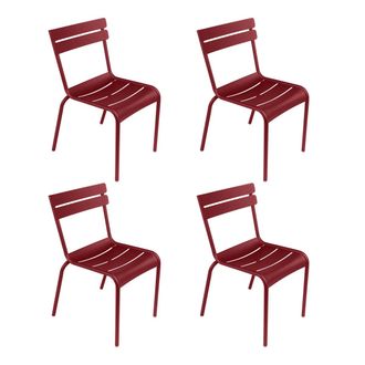 Fermob Luxembourg Stuhl, chili (4er-Set)