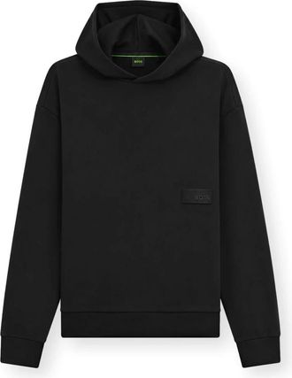 HUGO BOSS SW Hoodie - Heren - Hoodies - Zwart - L - Katoen - Hoodies & sweatvesten