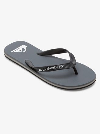 Quiksilver Zehentrenner QUIKSILVER MOLOKAI CORE, Herren, Gr. 40, grau, Synthetik, Schuhe Zehentrenner, Sommerschuhe