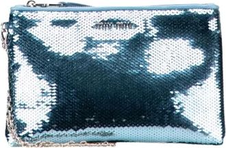 Miu Miu Pre-owned Clutches, female, Blue, Size: ONE SIZE Pre-owned Fabric Clutch