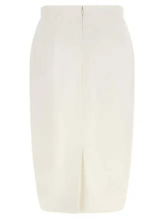 Stella McCartney Pencil Skirt with Front Pincers Skirt - Ivory