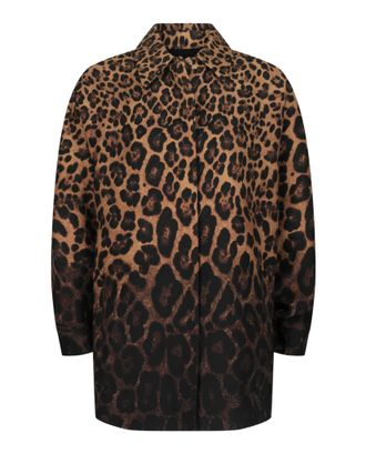 Valentino Animalier Ombr&eacute; Shirt Jacket