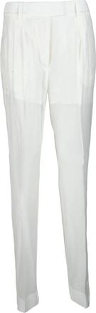 Calvin Klein Mujer, Pantalones, Blanco, Talla: L