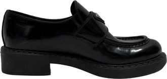 Prada Prada loafers van geborsteld zwart leer