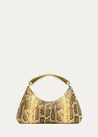 Mansur Gavriel Rhea Metal Handle Hobo Bag