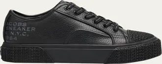Marc Jacobs Leather Low-Top Logo Sneakers