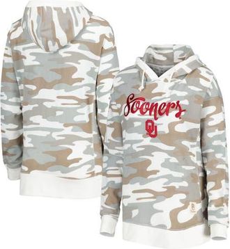 Pressbox Womens Pressbox Camo Oklahoma Sooners San Pablo Pullover Hoodie at Nordstrom, Size Small