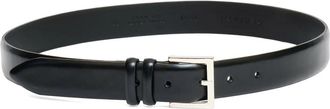 Orciani Toledo Klassieke Leren Riem - Heren - Riemen - Zwart - 115 CM - Leer - Accessoires