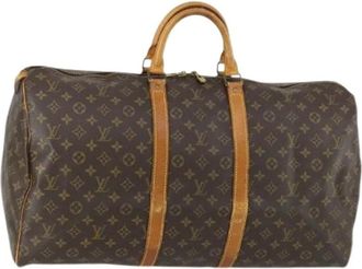 Louis Vuitton Pre-owned Vintage Weekendtas - Dames - Vintage Weekendtas - Bruin - ONE Size - Vintage
