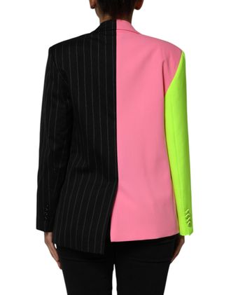 Dolce & Gabbana Patchwork Embellished Blazer - Multicolor