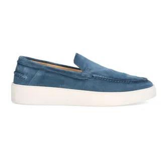 Berkelmans Schoenen, Heren, Blauw, 45 EU, Su&egrave;de, Fiorano Loafers
