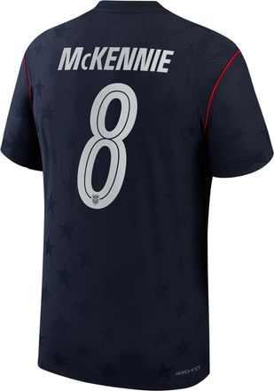 Nike Weston McKennie USMNT 2026 Match Away Nike Mens Dri-FIT ADV Soccer Jersey in Blue | NN203943361-USM