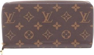 Louis Vuitton Pre-owned Wallets, female, Brown, Size: ONE SIZE Pre-owned Long wallet (bi-fold)