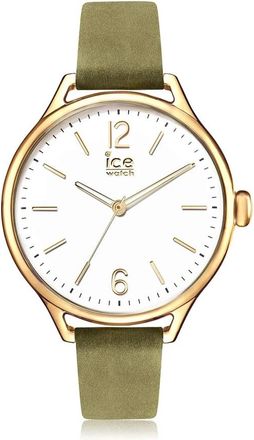Ice Watch 013058 Horloge - Dames - Horloges - Geel - ONE Size - Leer - Accessoires