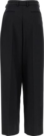 Giuseppe Di Morabito Womens Black Virgin Wool Casual Pants