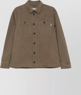 Baracuta canvas bomber jacket with chest pockets