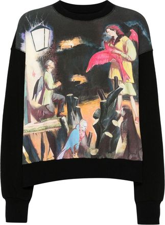 Undercover graphic-print cotton sweatshirt - Black