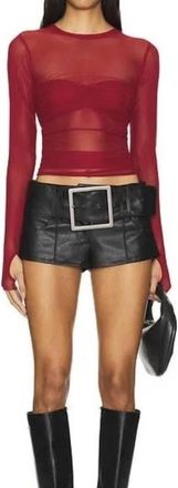 AFRM Sandrine Top In Red