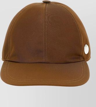 Stella McCartney logo cap curved brim panelled design top