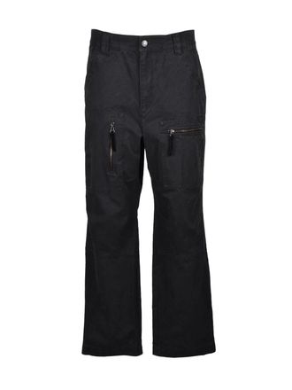 Isabel Marant Straight-Leg Trousers with Zippered Pockets