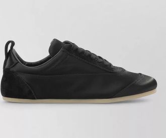 Jil Sander satin low-top sneakers