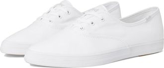 Keds Champion Point Low Womens Shoes White Canvas : 5.5 B - Medium