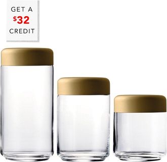 Mepra Set Of 3 Urano Canisters With $32 Credit