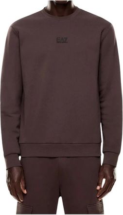 Emporio Armani Emporio Armani Ea7, Uomo, Felpe, Marrone, S, new
